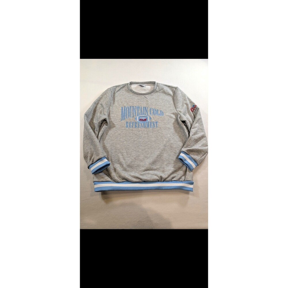 Coors Light Mountain Cold Refreshment Sweatshirt Mens L Crew Neck